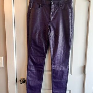 White House Black Market Deep Purple Skinny Jeans